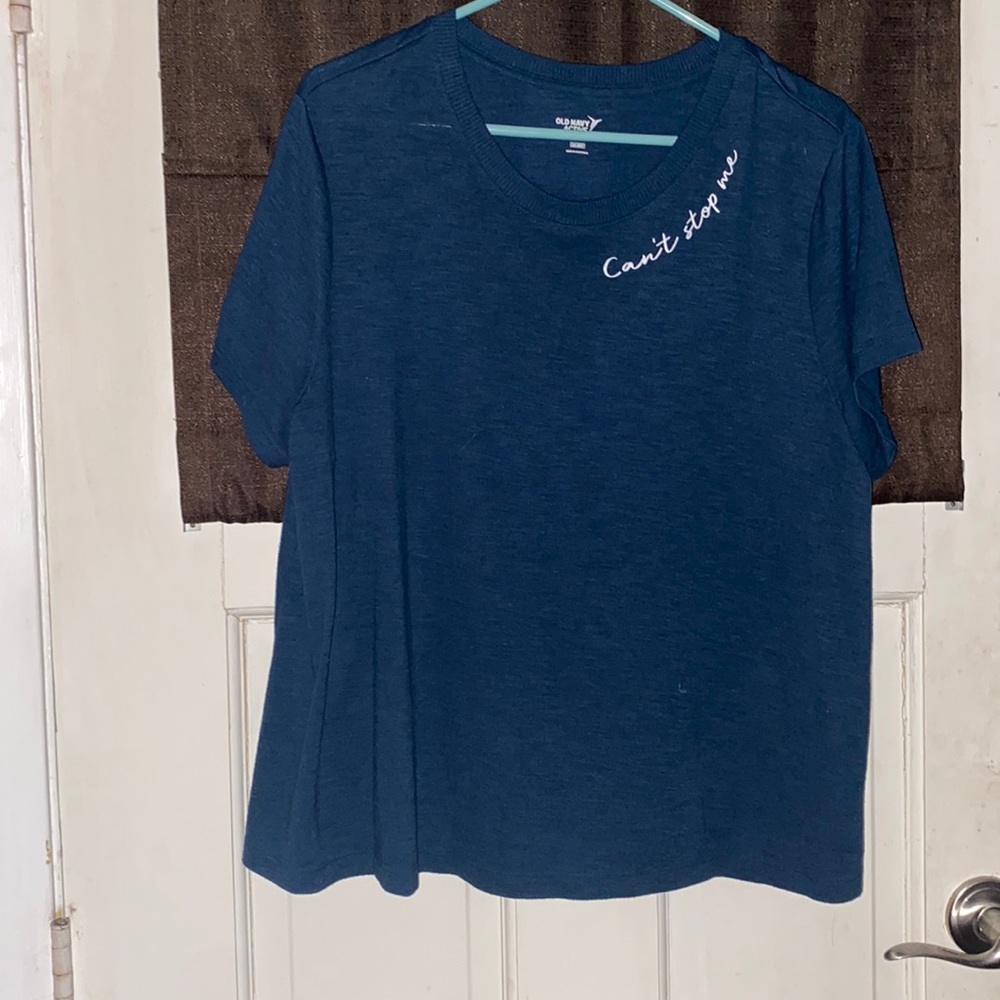 Green crop shirt